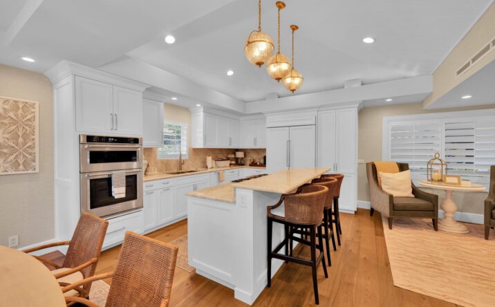 Modern kitchen and dining area renovation by CKA Construction